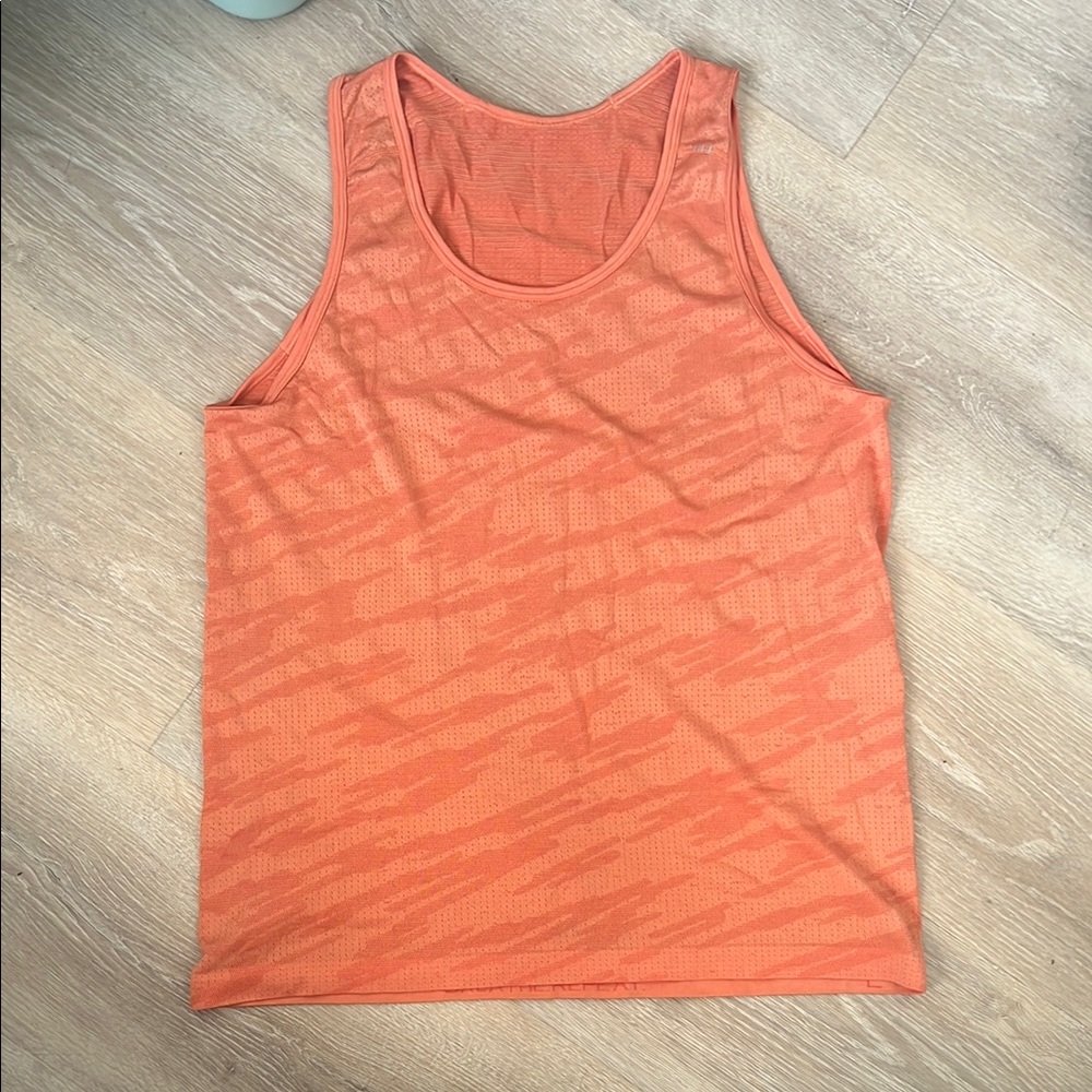 lululemon athletica Orange Tank Top